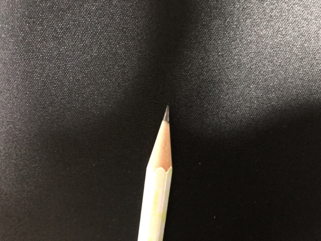 鉛筆削り後